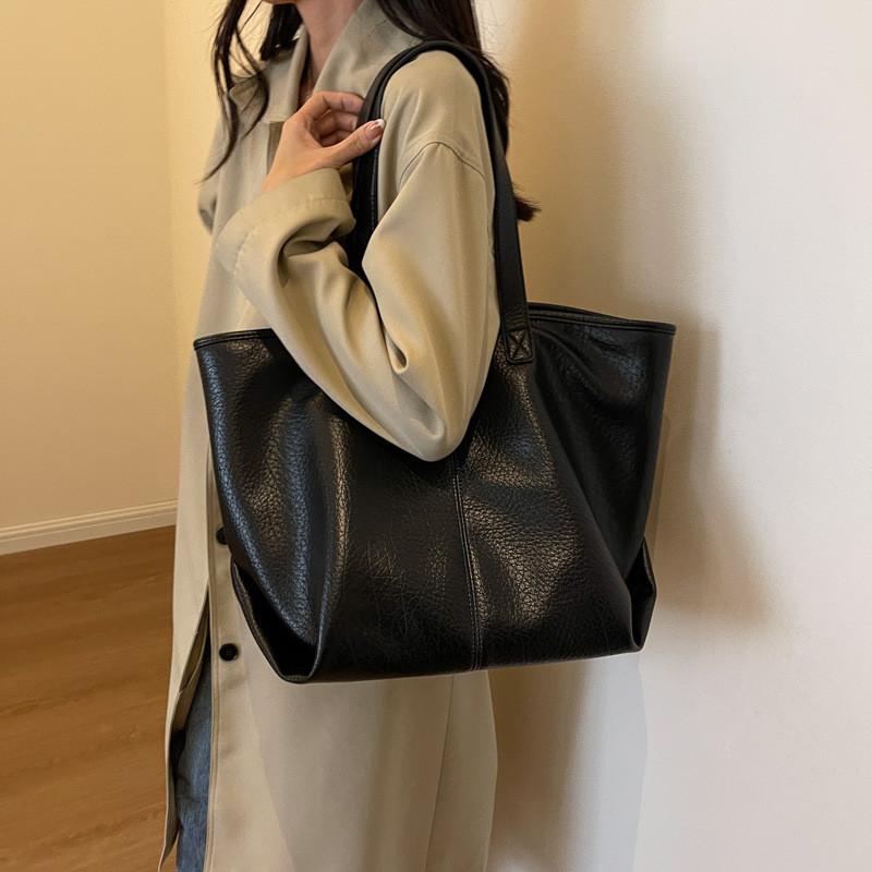 Ielgy Female Large-Capacity Tote Bag Summer High-End Sense One-Shoulder Student Class
