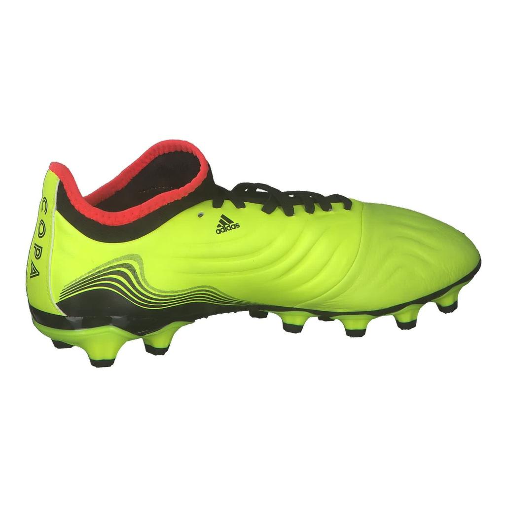 Adidas Copa Soccer Cleats for Soil and Artificial Copa HG LIP96 Team Solar Red Size Cm Sense.3 HG/AG Turf, Sense.3 Men's, Yellow/Core Black/Solar