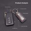 Metal Keychain Car Keyring AMG Badge Key Pendant For Mercedes Benz AMG W223 W213 W206 W464 W247 W167 W166 W222 W205 W204 W177 OR5