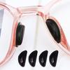 12 Pairs Glasses Nose Pads Non-slip Half Moon Hollow Solid Color Stylish Daily Using Long Lasting Silicone Eyeglass Nose Pad for Office
