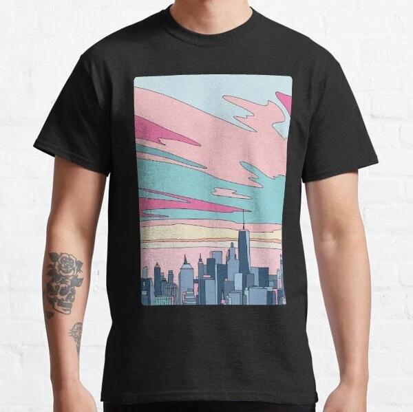 City sunset Vintage Gift Retro Classic T-Shirt S-3XL 3XL