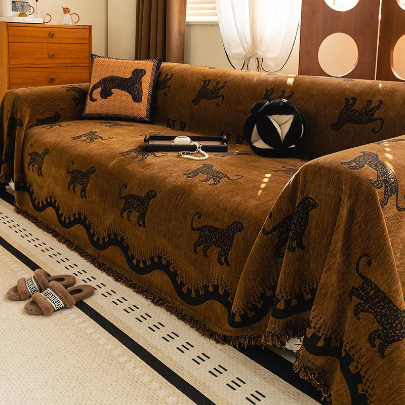 Velvet Sofa Cover With Soft Lining, Tailored Couch Cover And Reversible Sofa Slipcover For Comfortable Sits