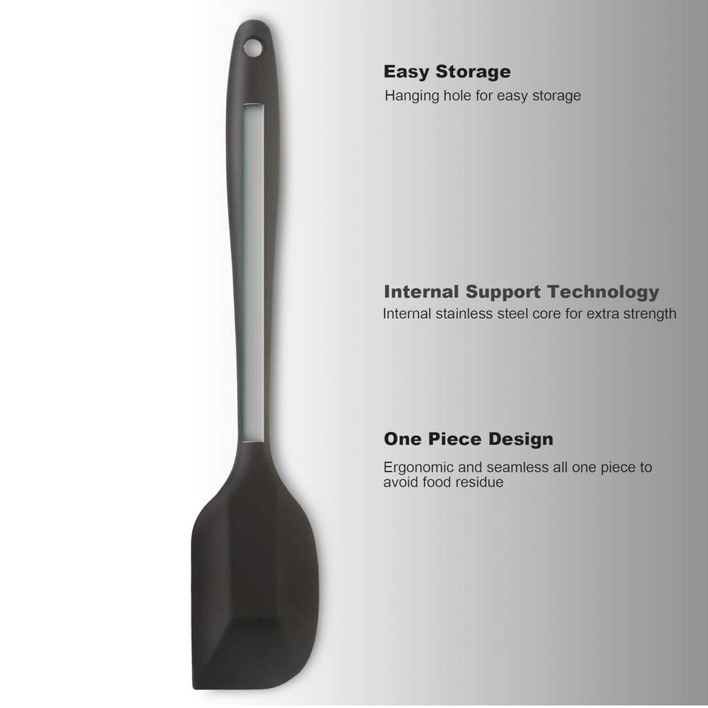 Large High-Temperature Resistant Silicone Spatula and Cake Cream Spreader