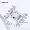 18K Gold Plated Brass Square Connector Clasps Pearl Clasps Fastener For Bracelet Necklace Making Accessories Jewelry Materials