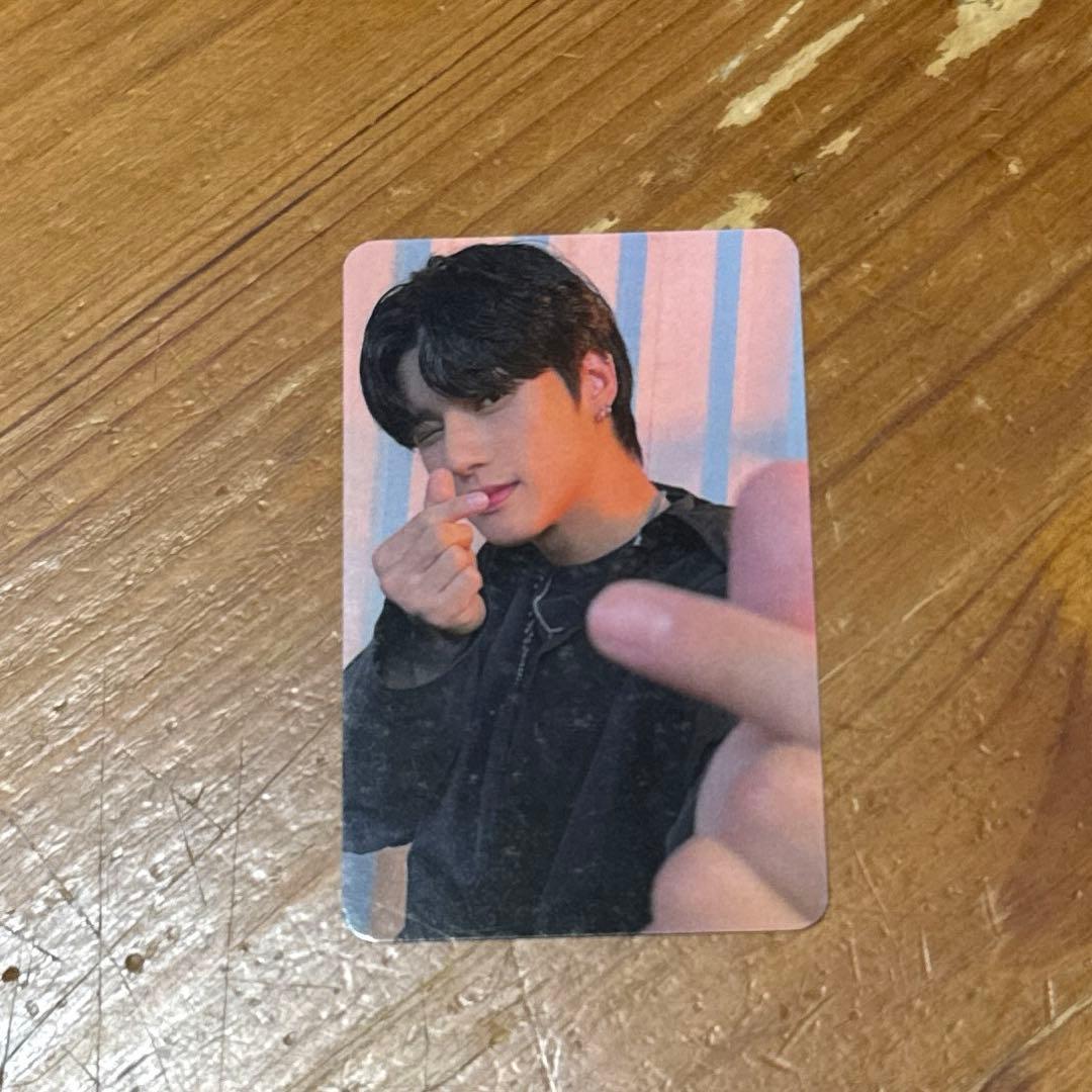 [USED] ATEEZ movement everline Wooyoung double-sided photocard