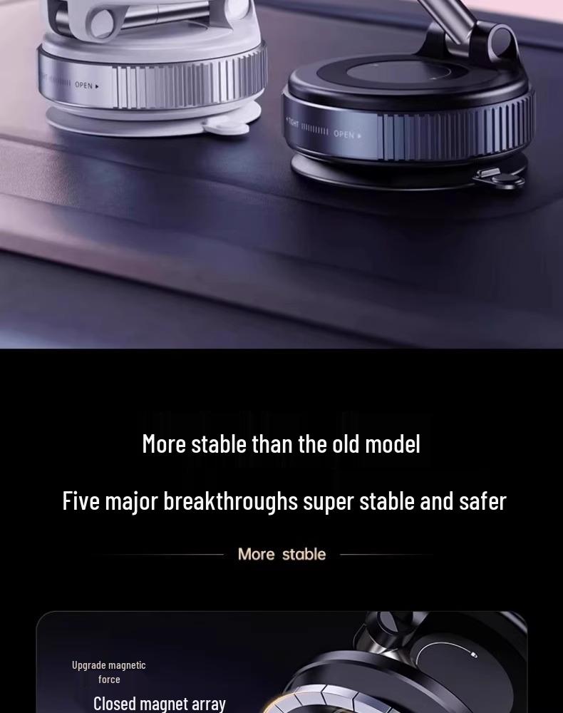 Magnetic Magsafe Phone Holder: Universal Car, Bathroom & Desktop Use