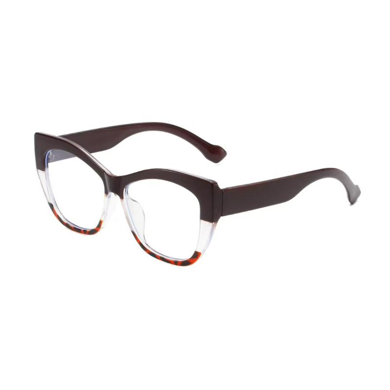 

Квадратные солнцезащитные очки «кошачий глаз» контрастные женские модные винтажные для повседневной носки на работу в школу на отдых аксессуары