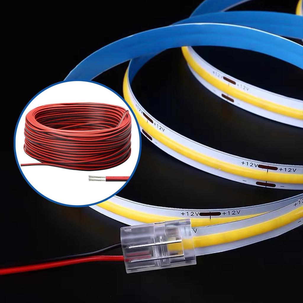 Cablu Electric QuickYen 20m 20AWG 2 Pini Cablu de Extensie Șnur Bandă LED Lumină Monocromă Cablu de Extensie Cablu de Cablare Cablare Lucru Electronic