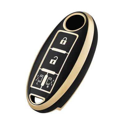 OFFCURVE Key Case for Nissan Dedicated Car Keybo, TPU Material, 4 Buttons, Serena C27