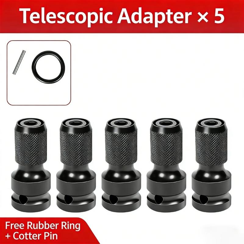 Quick Releases Spanner Drive Drill Chucks 1/2Inch Square To 1/4Inch Hex Ratchets Socket Impact Wrench Socket Set Adapter