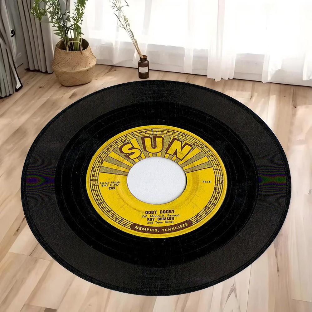 CD Series Print Carpet Floor Mat Crawling Soft Rug Children Game Circle Non-slip Pad Mechanical Washable Home Bedroom Decoration