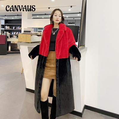 Cappotto da donna invernale Cappotto da donna con giunture larghe Cappotto di media lunghezza Cappotto da donna con colletto per capelli
