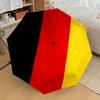 1PC Black Red Yellow Flag Automatic Open/Close Umbrella Compact Folding Umbrella with 8-Rib Shaft Lightweight Esign, Highquality Fabric1209A