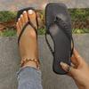 Fashion Women Flat Flip-flops Slippers Comfortable Non-slip Sandals Braided Band Slippers Home Bathroom Fashion Shoes Slides Women