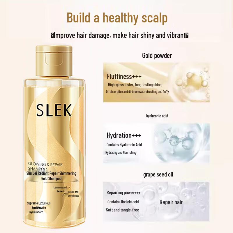 SLEK Radiant Repair Oil Control Shampoo