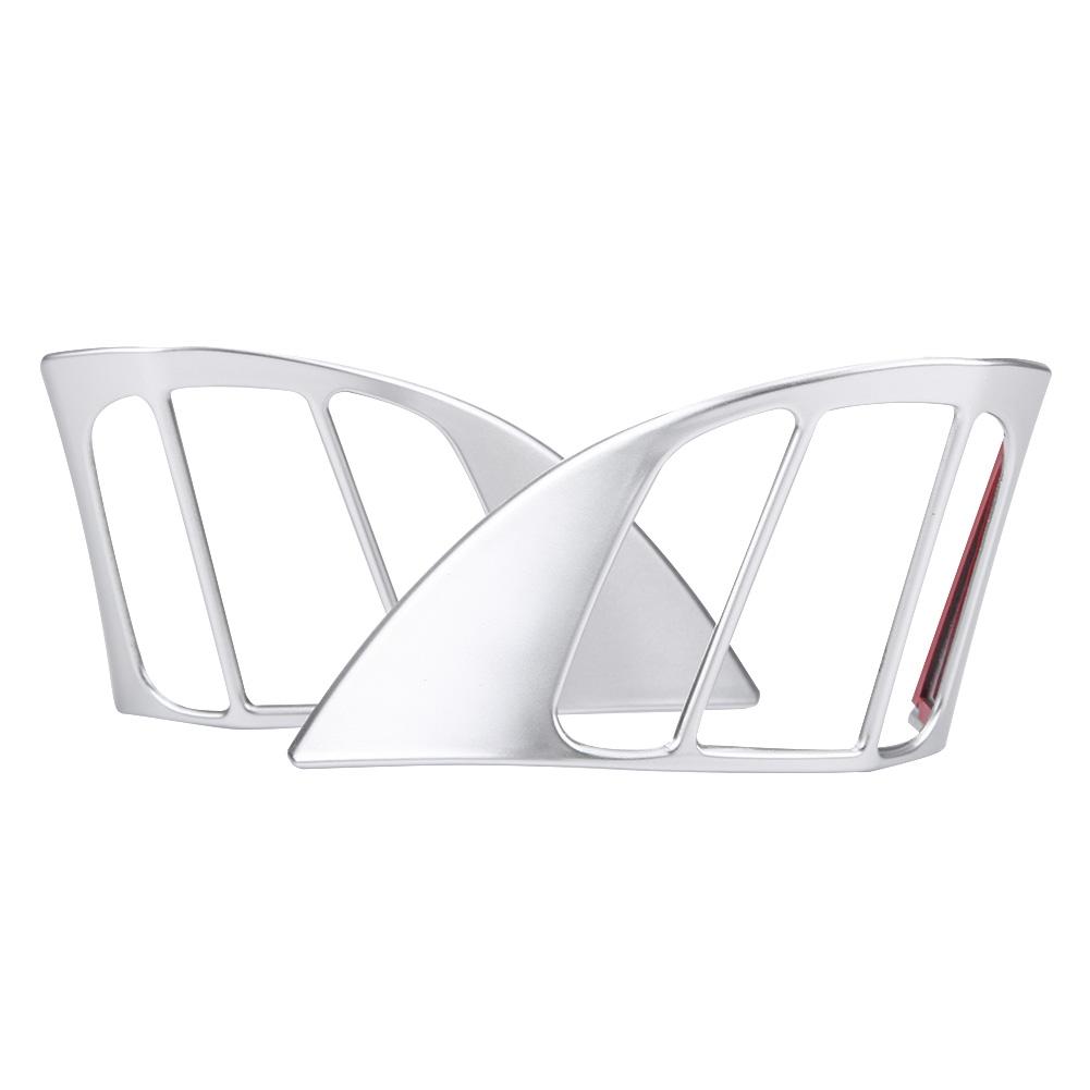 Car Interior Steering Wheel Cover Frame Trim for   Encino Kauai   2017-2020 SUV Silver