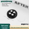 Universal Adhesive Caster Wheels, Silent, Wear-Resistant, Punch-Free Ball Bearings, Thickened Base for Household Use