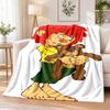 Pumuckl Flanell-Kuscheldecke Weich Warm Gemütlich Für Sofa Bett Innen Haus Schlafzimmer Gebrauch