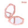 Romantic Mini Rose Flower Mini Mirror Small Pocket Makeup Mirror Double Sided Hand Mirrors Compact Cosmetic Beauty Tool