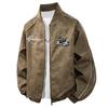 Spring and autumn polished men's leather jacket ruffian handsome stand-up collar locomotive casual trend slim leather jacket jacket jackets