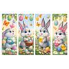 Easter Cartoon Rabbit Decor Set for Outdoors