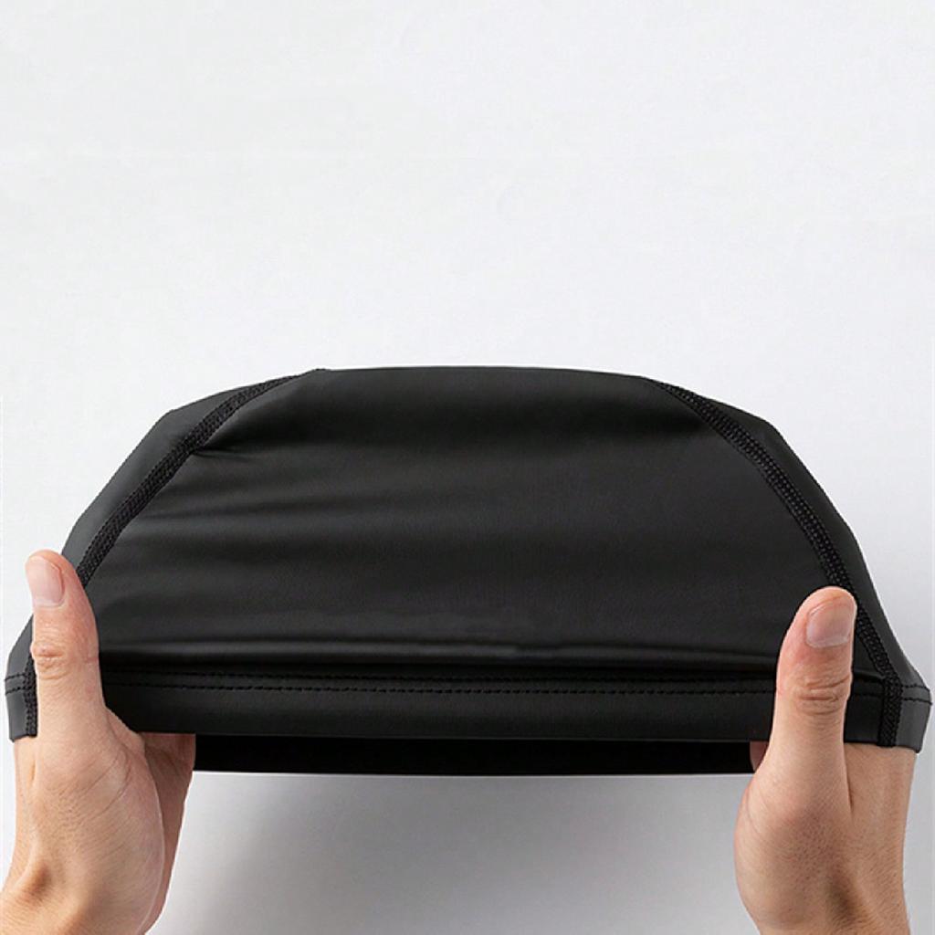 2pcs Adult Size Non-Slip Waterproof Swimming Cap With Hair Pocket For Men And Women, Soft, Comfortable, Lightweight, Suitable For Indoor And Outd