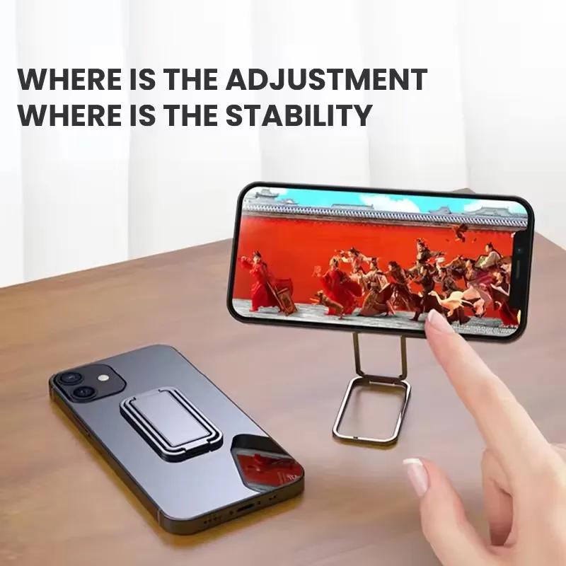 Xiaomi Phone Ring Holder for iPhone Pro Xiaomi Finger Kickstand 360 Degree Rotation Metal Cell Phone Ring Grip Foldable Cellphone Stand