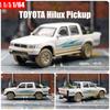 1/64 Scale TOYOTA Hilux Pickup Truck Miniature Toy Car Vehicle Premium Model Free Wheels Diecast Metal Alloy Collection Gift