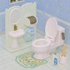 Sylvanian Families Möbel ST Mark zertifiziertes Spielzeug Puppenhaus für Kinder ab 3 Jahren und Sylvanian Families von Epoch [Toilettenset] Ka-629 Up,