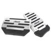 GZYF Universal Mini Car Pedal Set, Gas Pedal, Brake Pedal, Cover Panel, Durable, Aluminum,