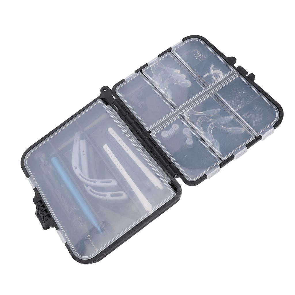 Eyeglass Repair Tool Kit Multipurpose Universal Screws Nose Pads Legs Hinges Screws Eye Glass Screwdriver Kit