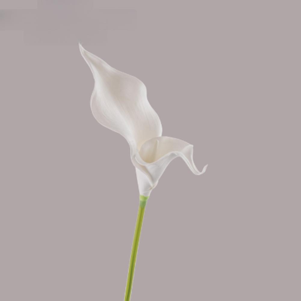 10pcs Artificial Flowers Centerpiece for Dining Table EVA Plastic 56cm Tall Stems Lifelike Calla Lily Realistic Texture