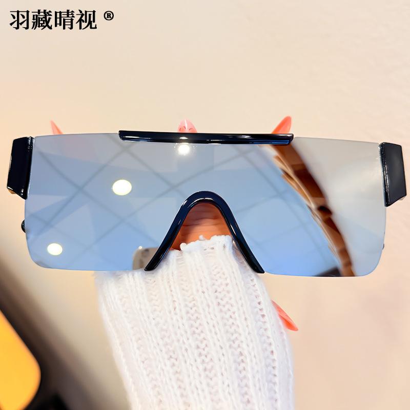 Персонализированные футуристические солнцезащитные очки Женские ветрозащитные очки для езды Велосипедные горные УФ-защитные солнцезащитные очки Мужские Большие очки