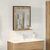 Artisan Oak Mirror 50 x 12 x 60 cm Glass and Engineered Wood
