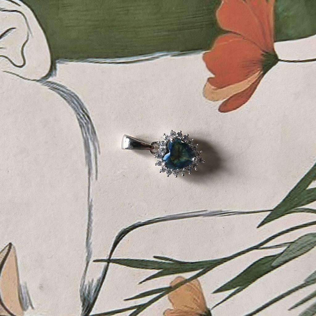 Серебряная подвеска с мистик топазом 0.801ct (2191193)