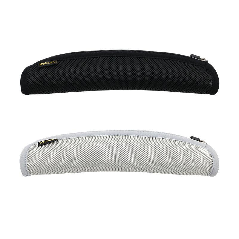 Earphone Zipper knitted fabric headband protective cover For Focal elear Headphone Head Beam Cover Advanced feeling