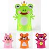 Children's Diy Craft Kit Non-woven Fabric Cartoon Animal Hand Puppets Kindergarten Handicraft Toy Set Characters)