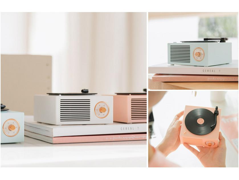 Retro Atomic Bluetooth Vinyl Record Player & Speaker - TikTok Style Gift
