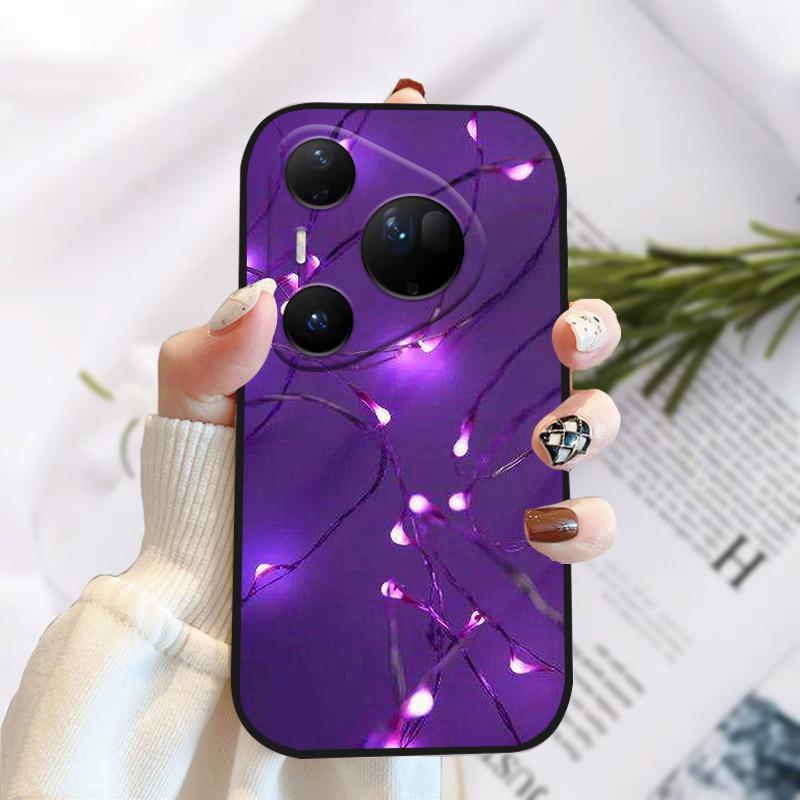 Phone Case For Huawei Pura 80 Ultra Pretty Stylish Painting Soft TPU Silicone Shockproof Cover For Huawei Pura80Ultra Fundas