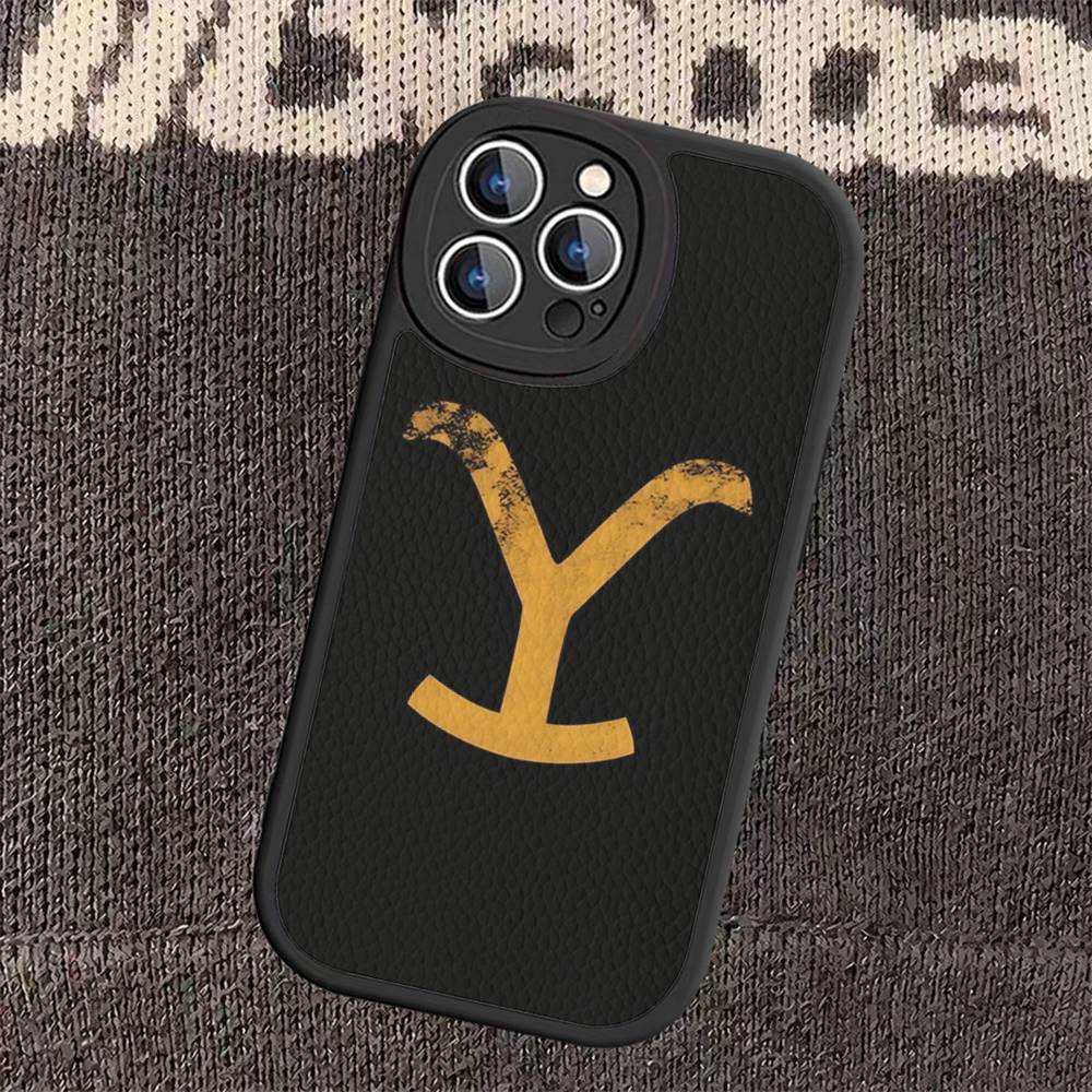 Popular Y-Yellowstone D-Dutton R-Ranch Para iPhone 16 15 14 16E 13 12 11 Pro Max Plus Funda de Cuero para Teléfono iPhone 16