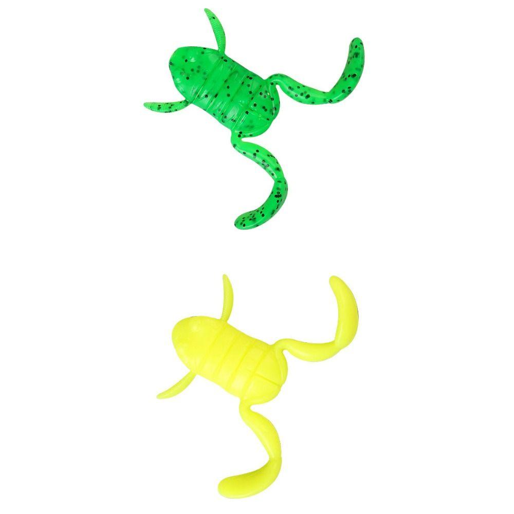 5PCS Frog-Like Stance Lure Mini Frog Bait TPE Artificial Bait  Outdoor Fishing
