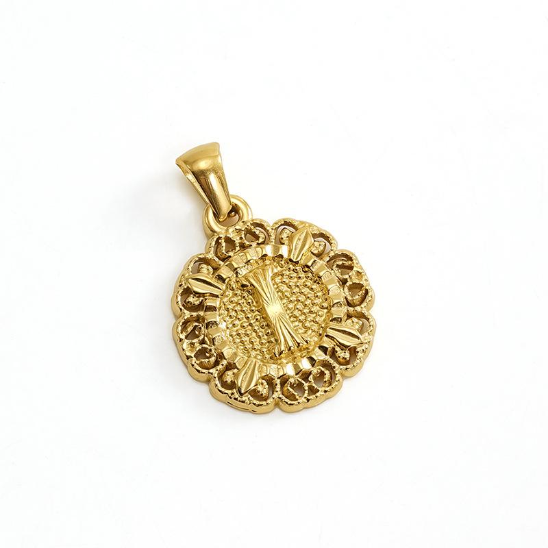 New embossed 26 English pendant necklace round trend versatile women's collarbone neck chain is out of stock.