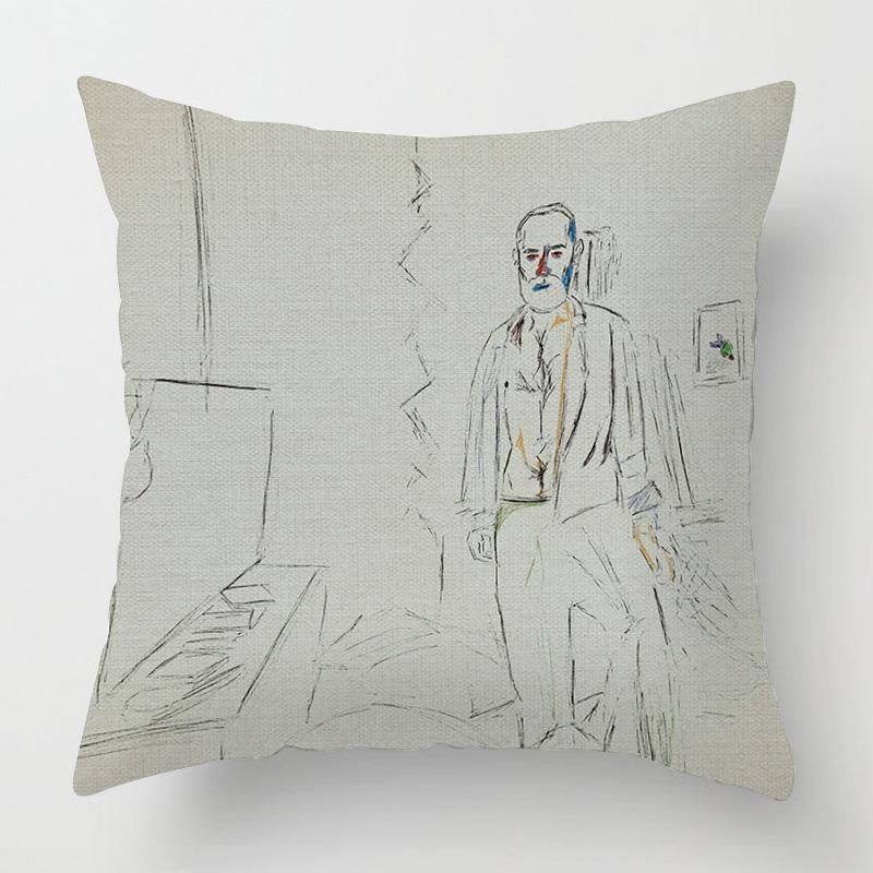 Home Decor Colorful Abstract Patterns Pillow Covers Pattern Cushion Cover Suitable for Sofa Bedroom Car Pillow Cover