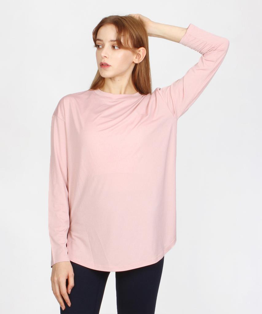 NOKJOK Loose Fit Ella Long Sleeve Tee Running Yoga Wear Pilates Wear