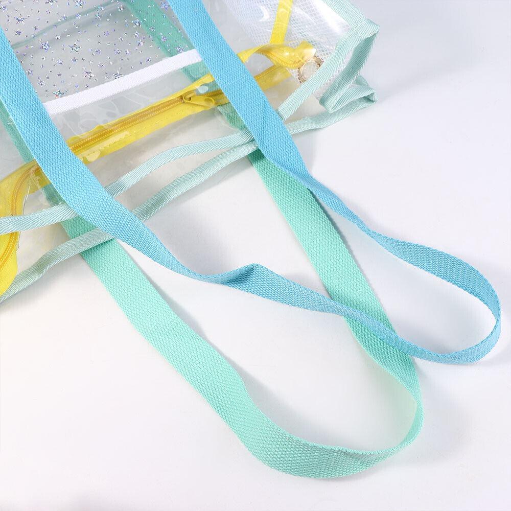 Waterproof Design Transparent Beach Bag Transparent PVC Storage Bag  Fitness Swimming
