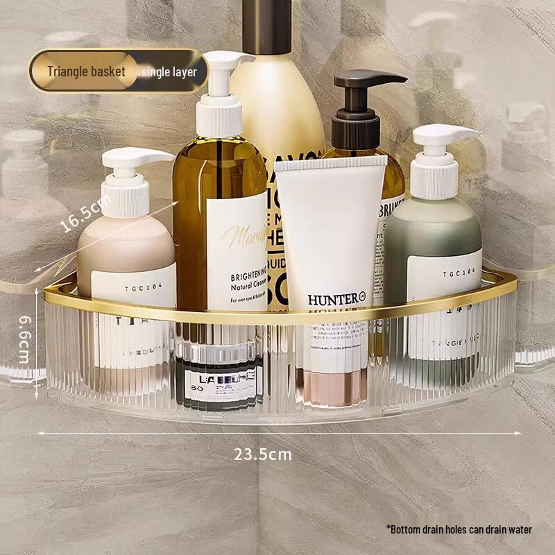 Wall-Mounted Bathroom Storage Shelf