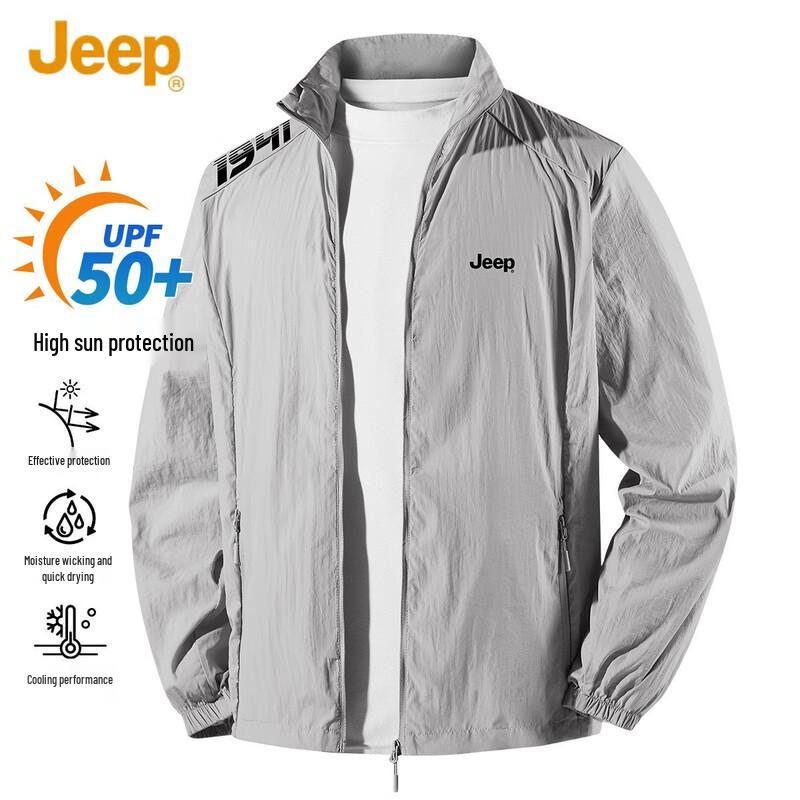 Jeep Men s Lightweight Sun Protection Jacket L