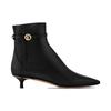 LOUIS VUITTON Stellar Leather Ankle Boots 3.5cm Women's Black 1ACLBJ