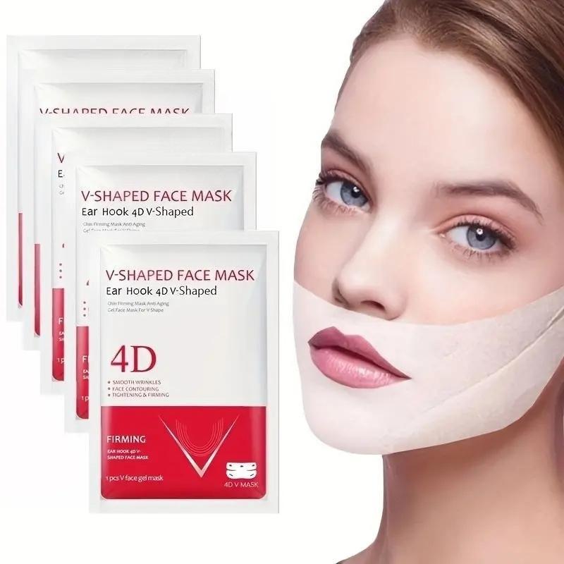 1Pcs V Shaped Ear Hanging Mask Face Chin Slimming Eliminate Edema Lifting Mask