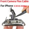 For iPhone 7 7P 8 Plus Front Camera Module With Sensor Proximity Light Face ID Sensor Flex Cable For iPhone X XR XS XSMax